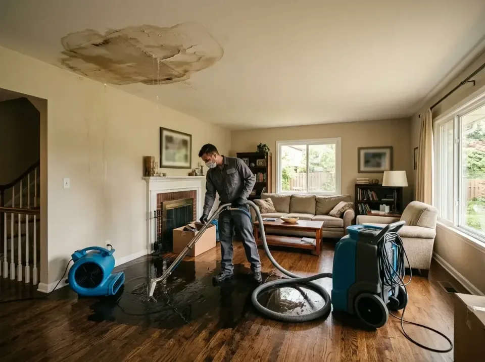 attic-pipe-burst-ceiling-drip-008 — frequently asked questions, Water Damage Restoration & Carpet Care in Altoona, IA